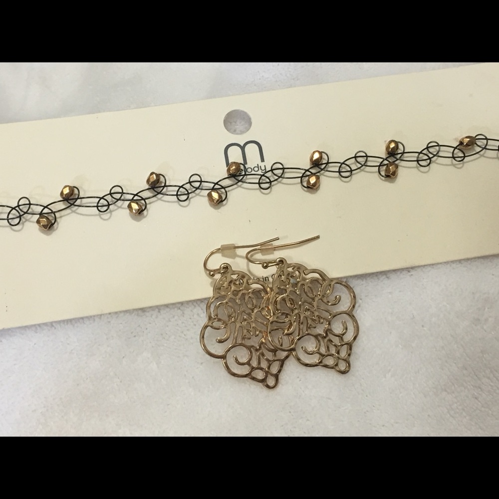 Choker and Earring Bundle